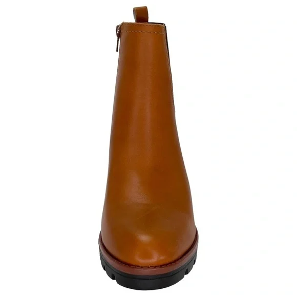 Naturalizer Womens Ankle Boots 10M Verney Cider Spice Waterproof Leather - Picture 5 of 13